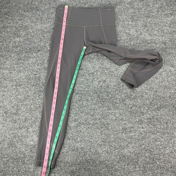 Athleta Salutation Leggings Womens XS Gray Nylon High Rise Ankle Tight Pull On - Picture 7 of 13